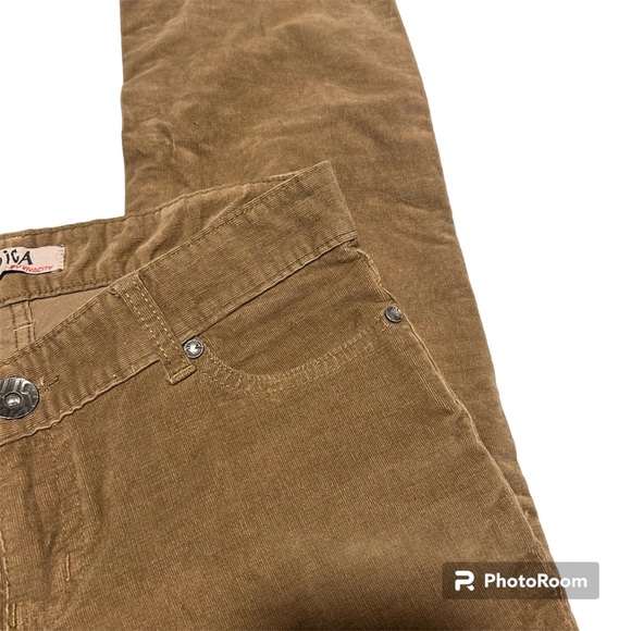 ✨3/$30✨ Women’s Basica by Vivacity Brown / Tan Corduroy Pants - Picture 4 of 7